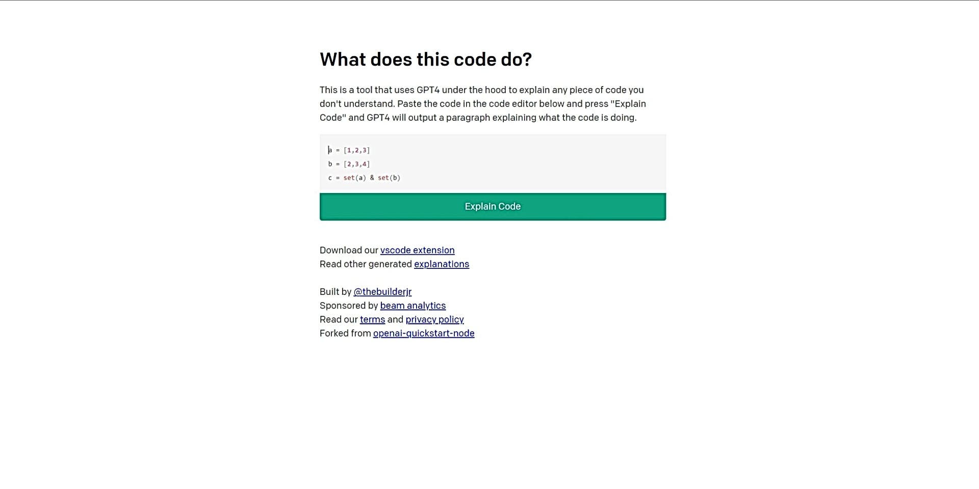 What does this code do? featured