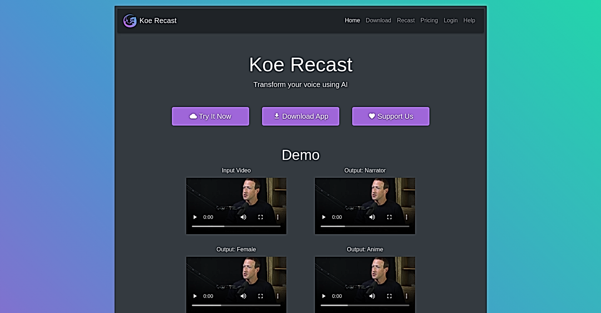 Koe Recast featured