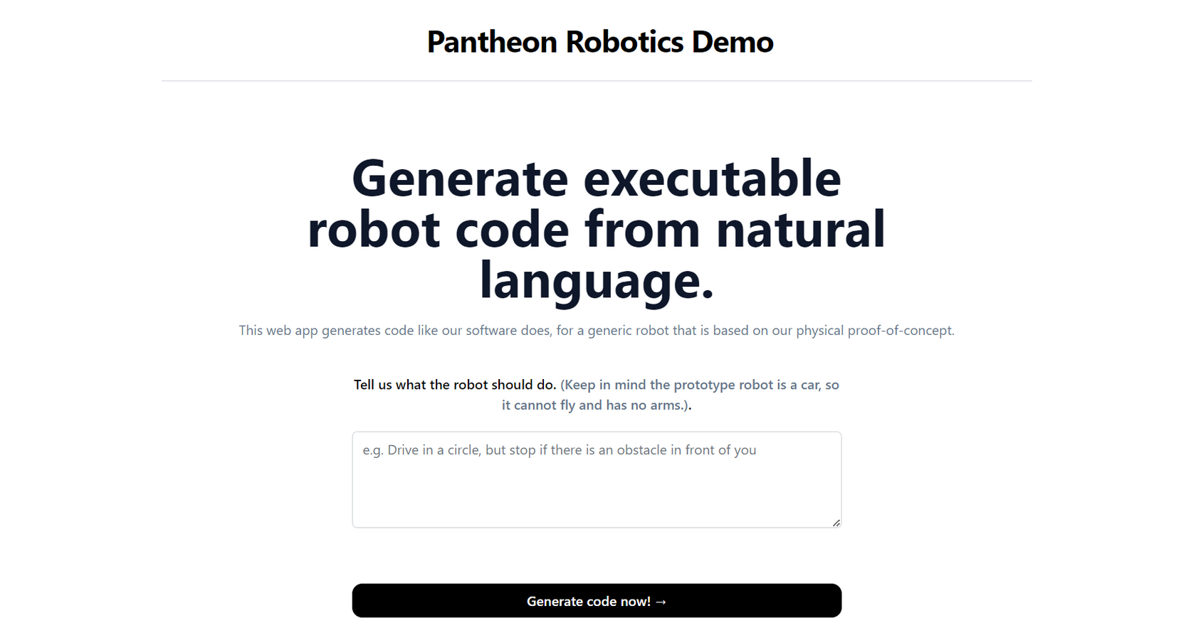 Pantheon Robotics