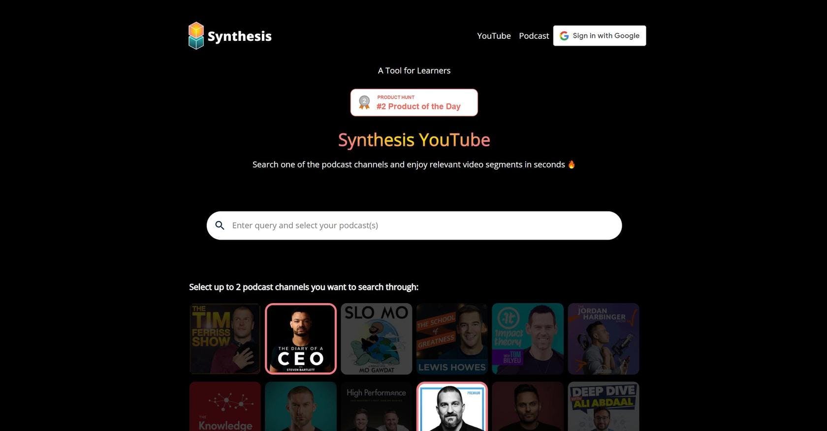 Synthesis Youtube