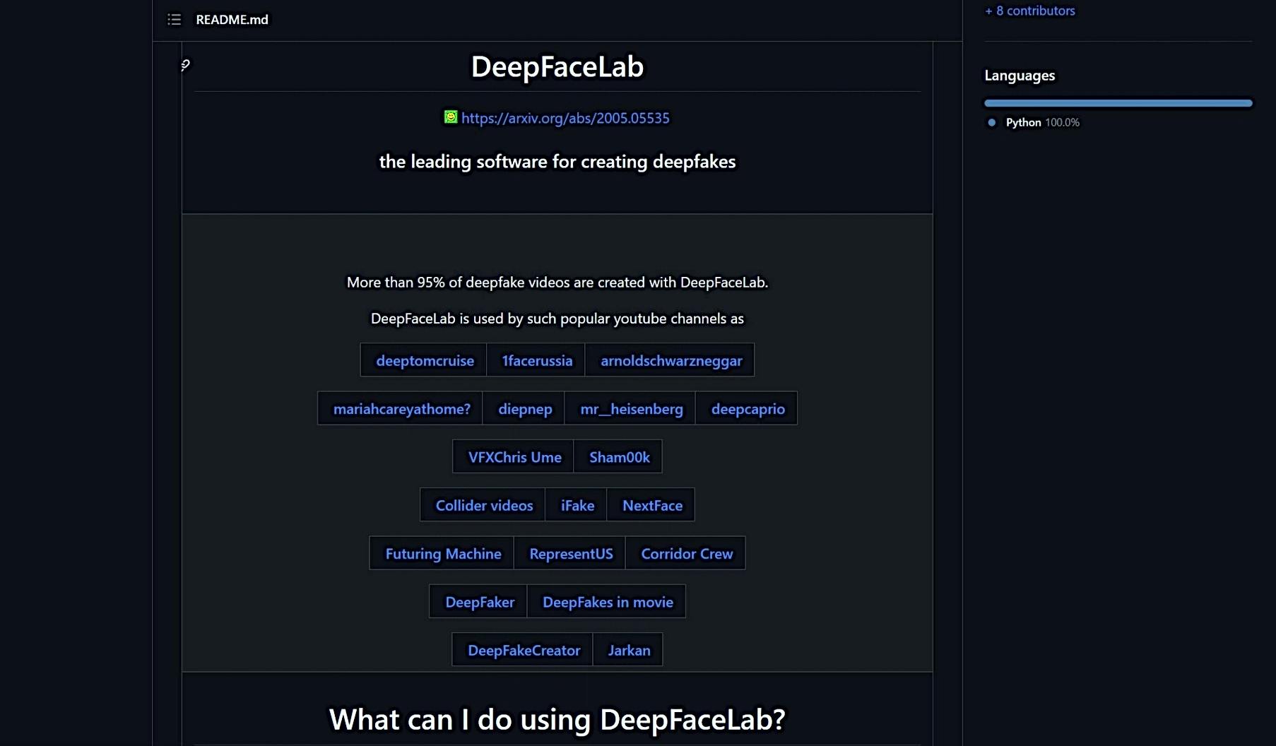 DeepFaceLab featured