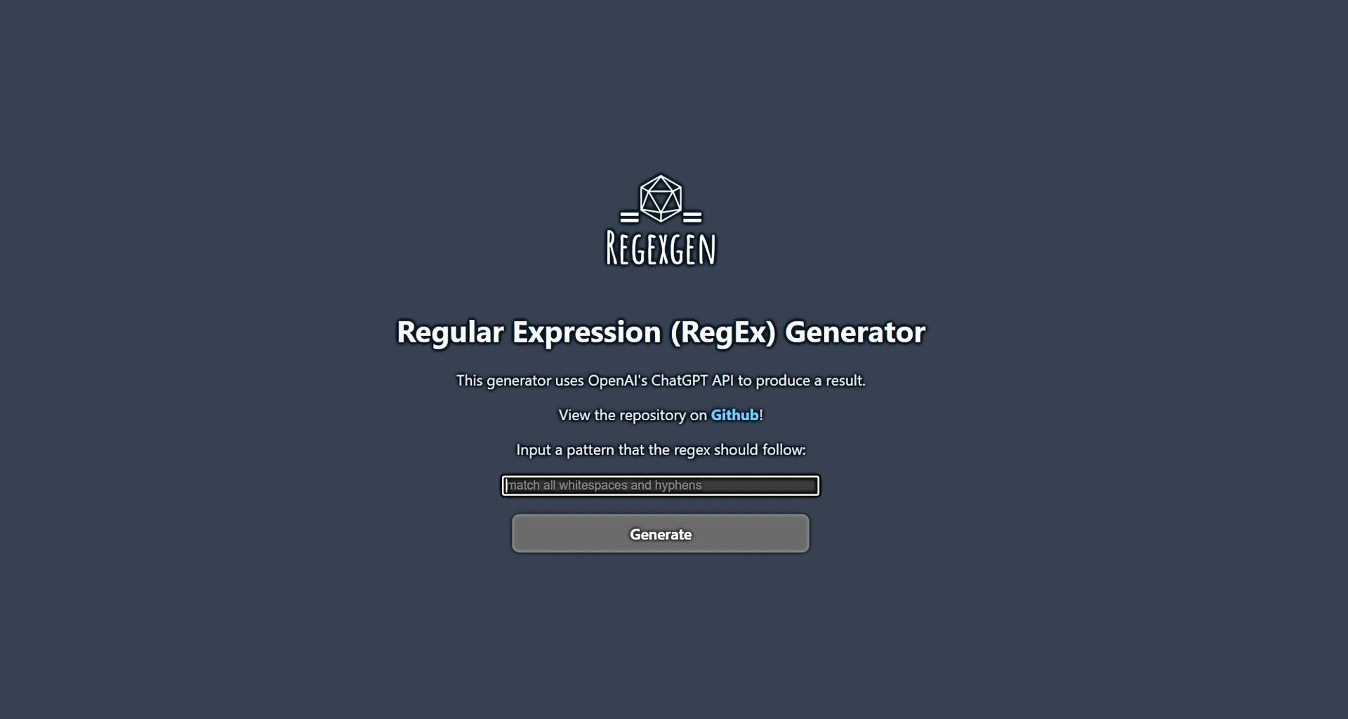 RegEx Generator featured