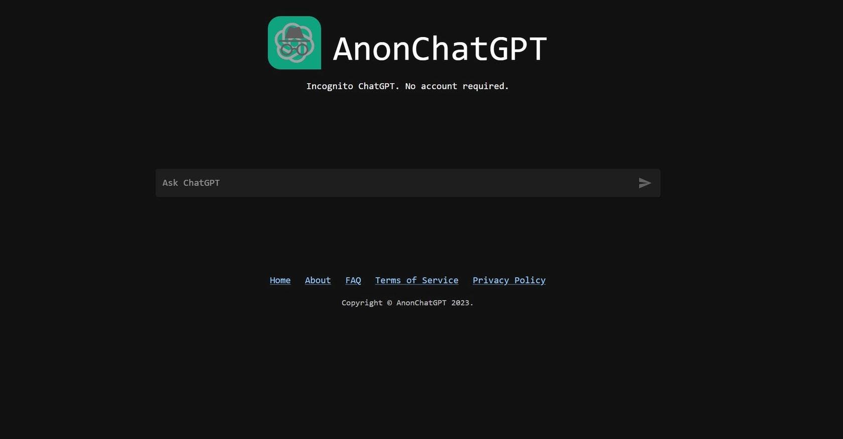 AnonChatGPT