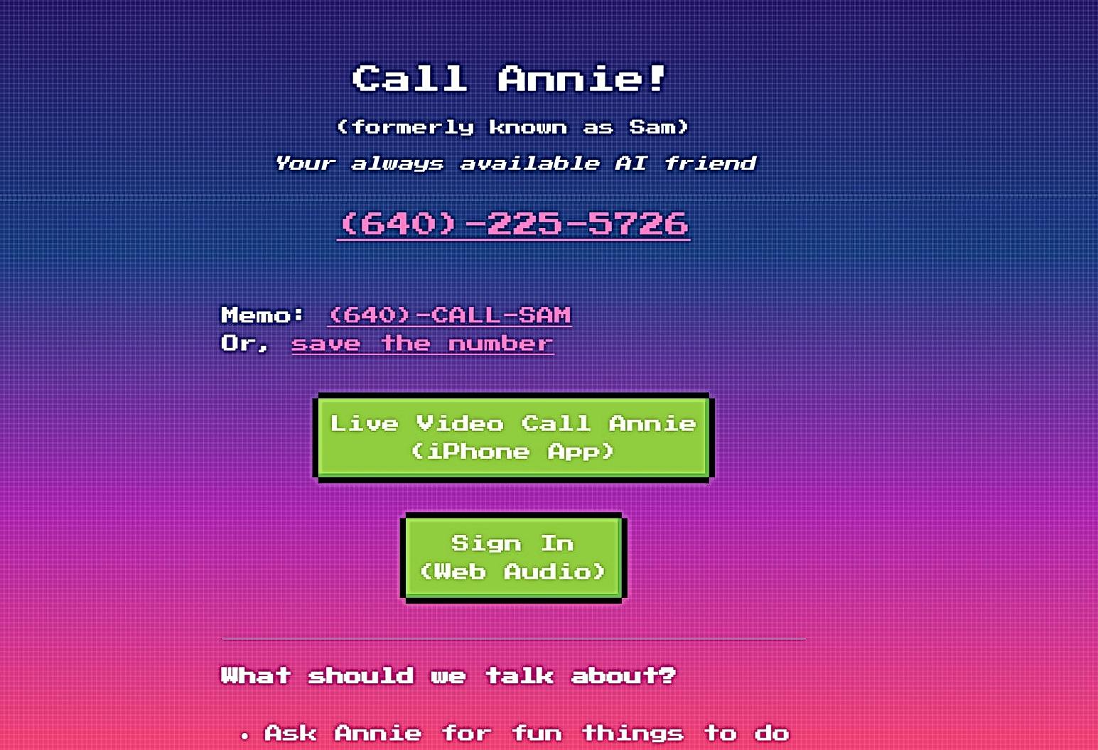 Call Annie featured