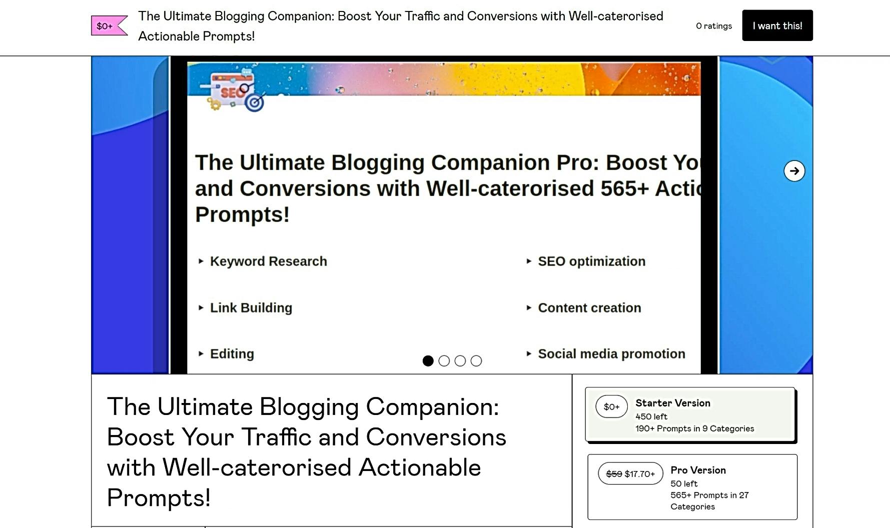 Ultimate Blogging Companion featured