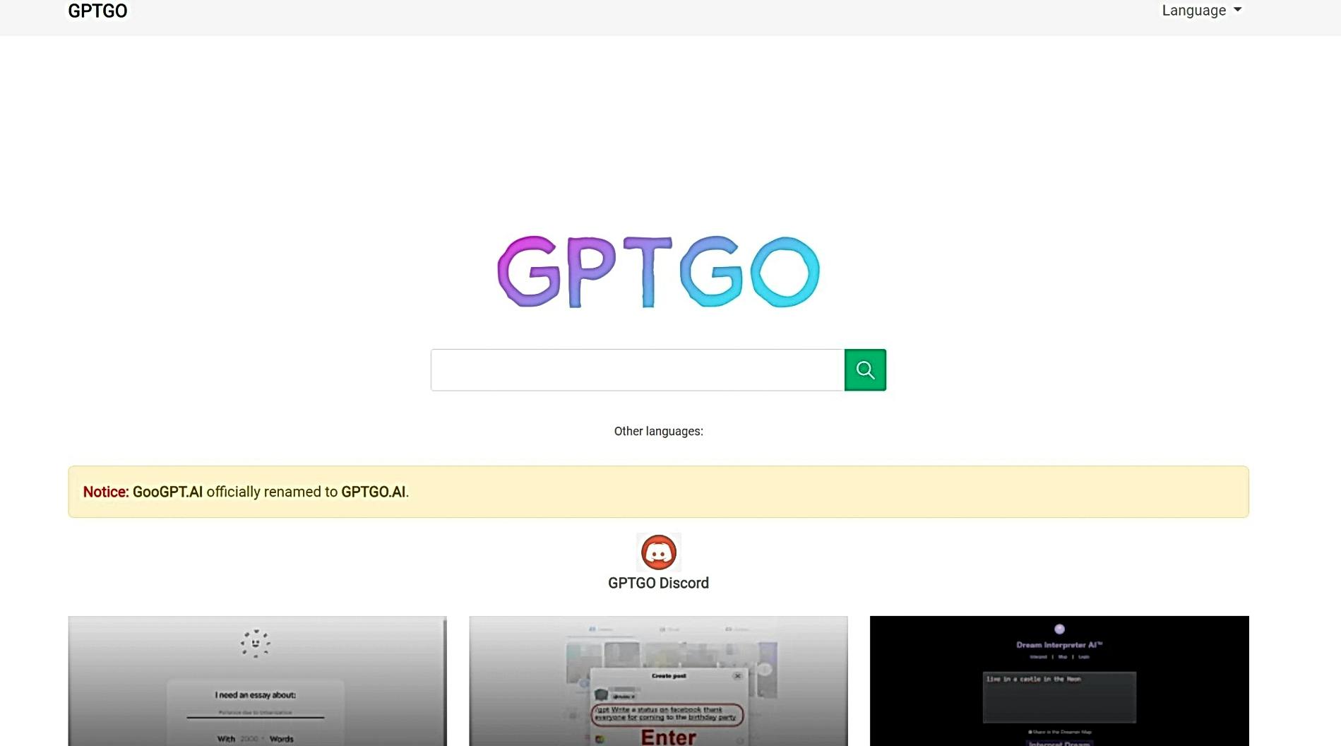 GPTGO featured
