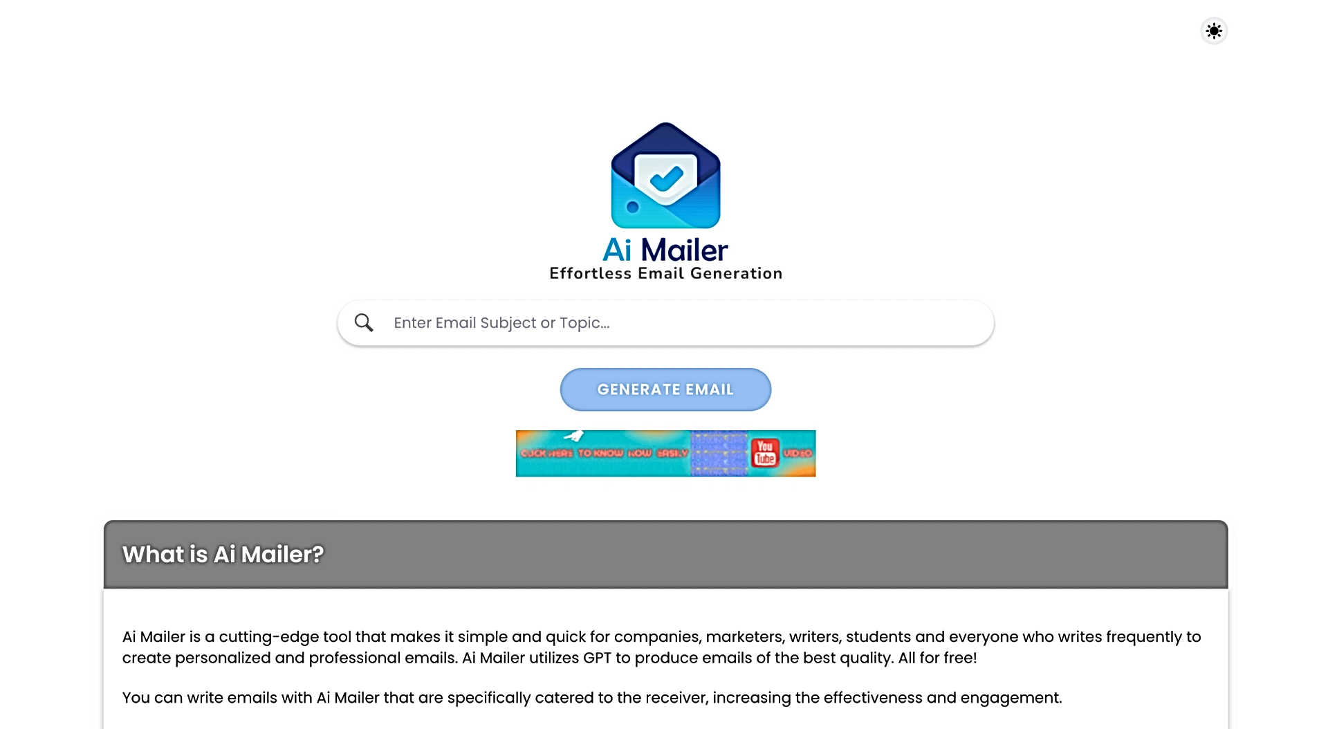 AI Mailer featured