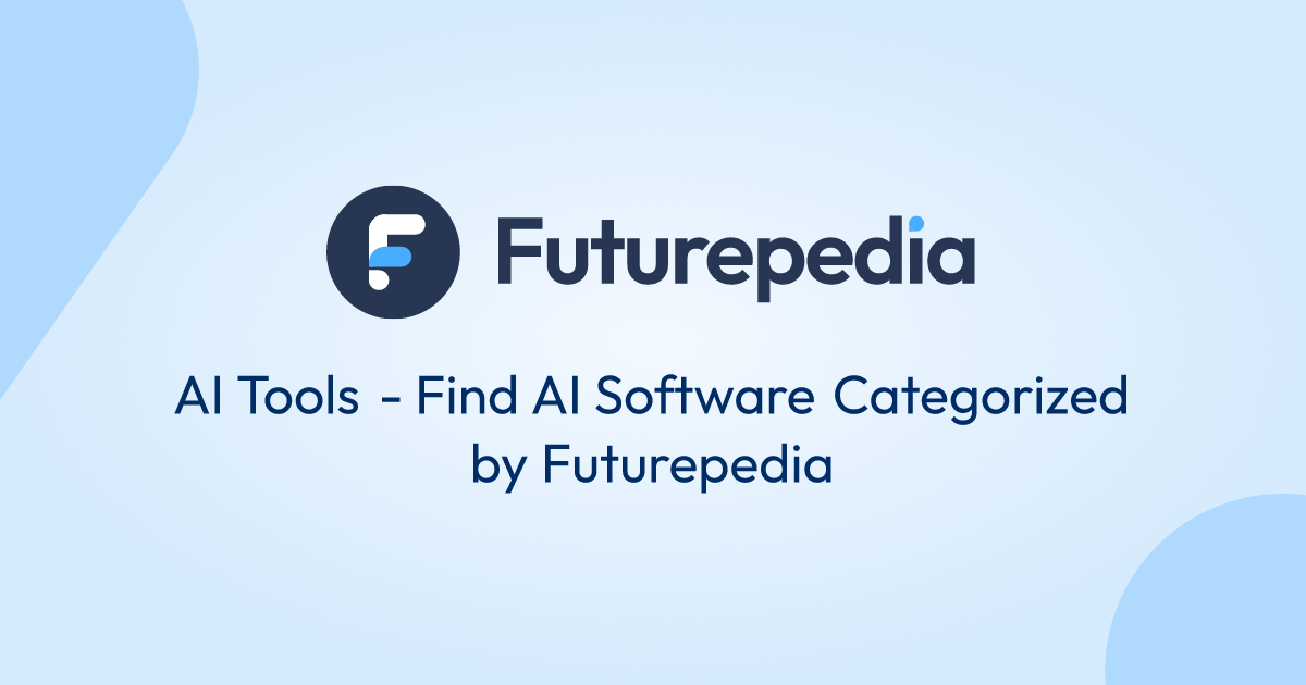 AI Tools - Find AI Software Categorized by Futurepedia