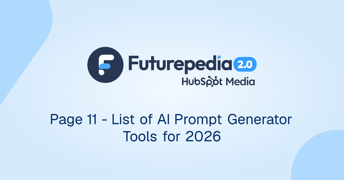 Page 11 - List of AI Prompt Generator Tools for 2026