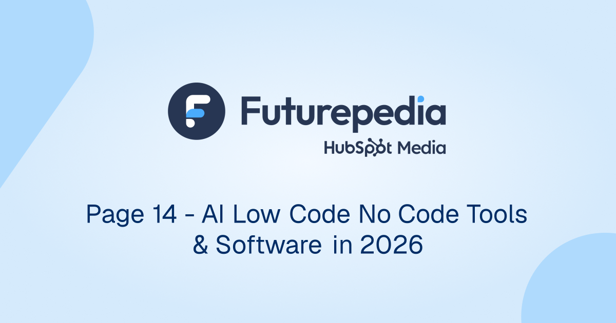 Page 14 - AI Low Code No Code Tools & Software in 2026