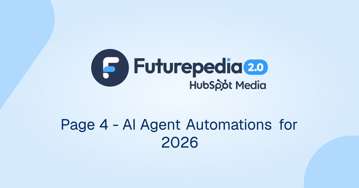 Page 4 - AI Agent Automations for 2026