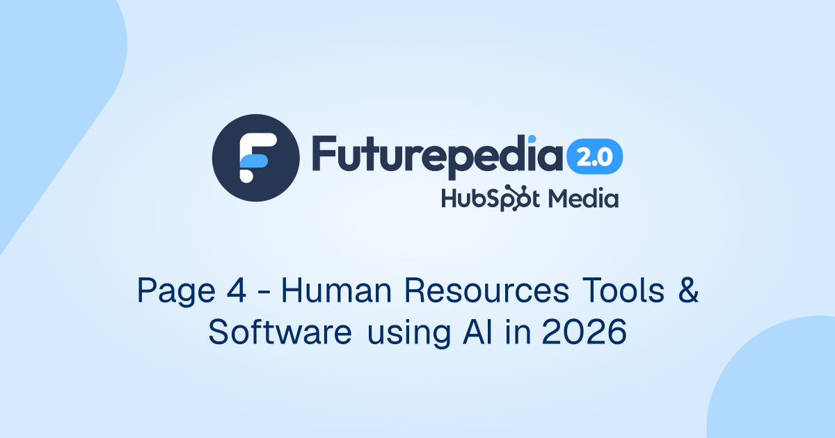 Page 4 - Human Resources Tools & Software using AI in 2026