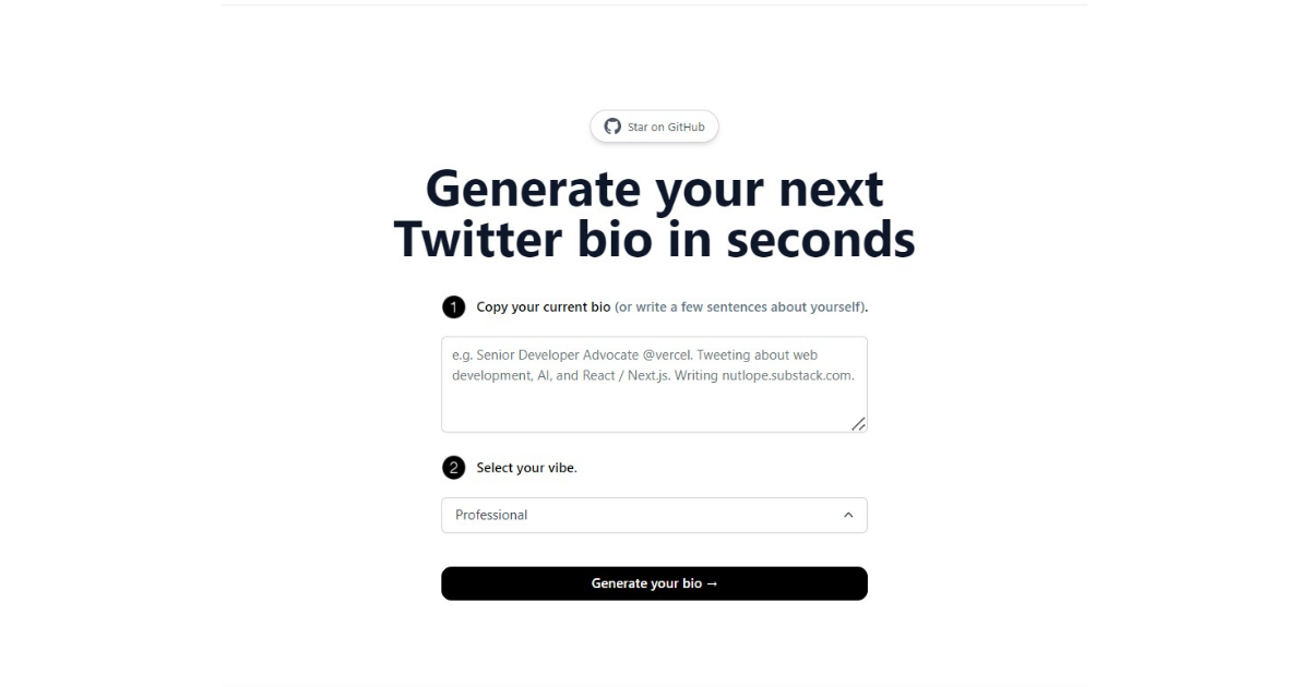 TwitterBio