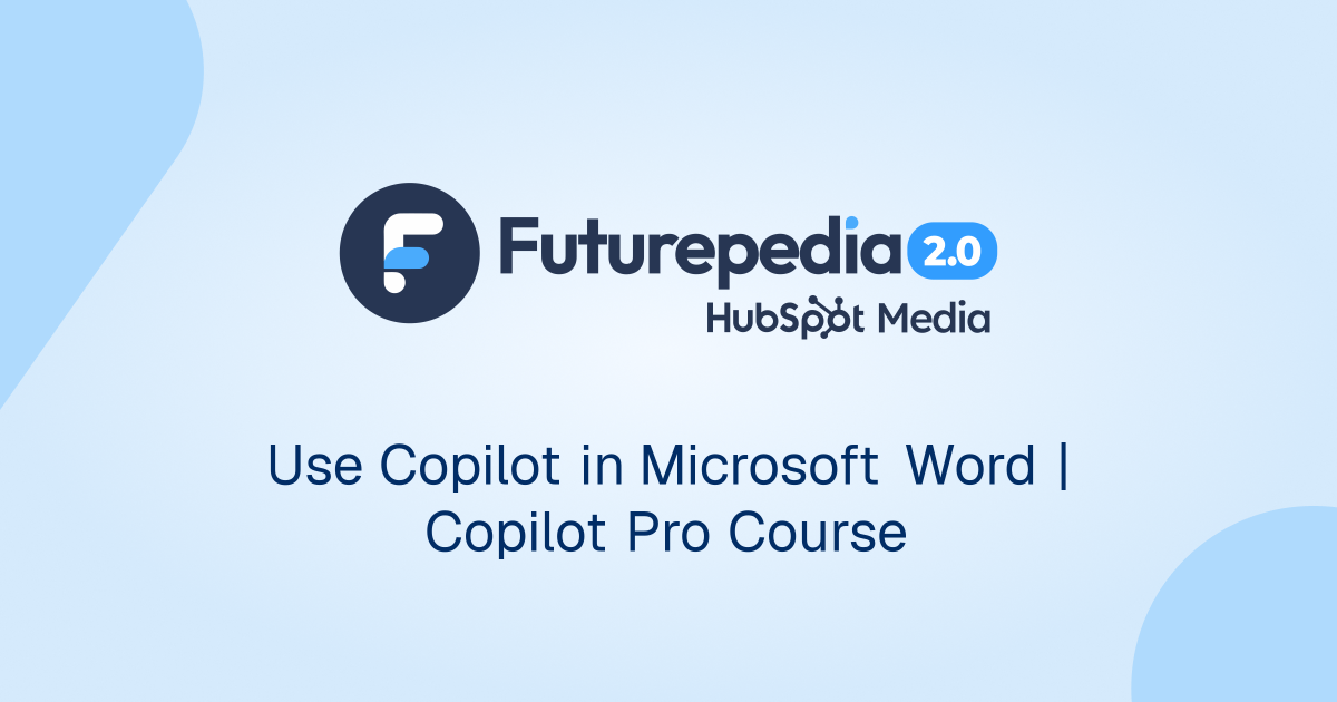 Use Copilot in Microsoft Word | Copilot Pro Course