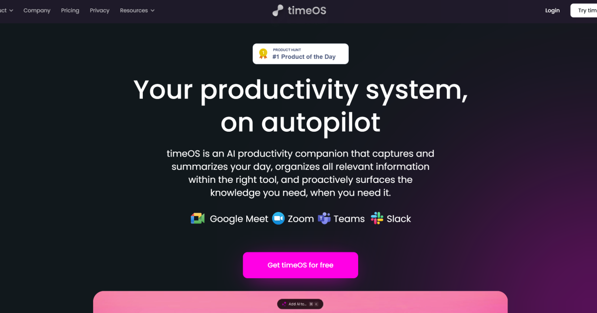 timeOS